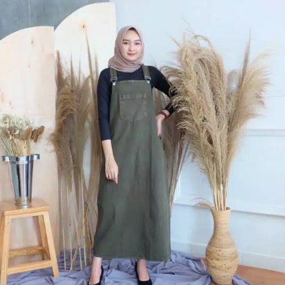 JANETA OVERALL DENIM WASHED PREMIUM