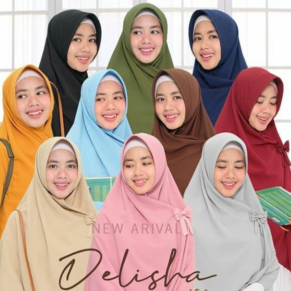 JILBAB SYAREE MERK DELISHA PITA PER UNIT 3