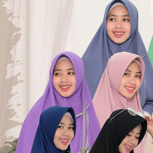 JILBAB SEMI INSTANT MERK MEIZA PER UNIT 2