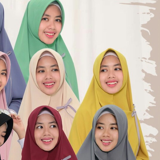 JILBAB SEMI INSTANT MERK MEIZA PER UNIT 3