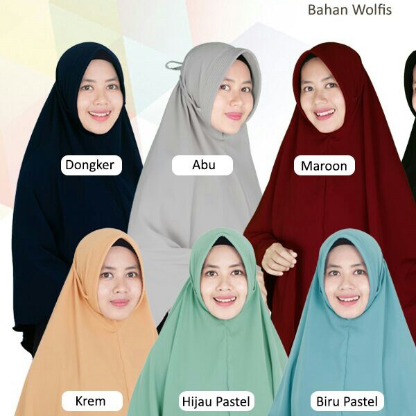 JILBAB SEMI INSTANT MERK NAMIRA PER UNIT 3