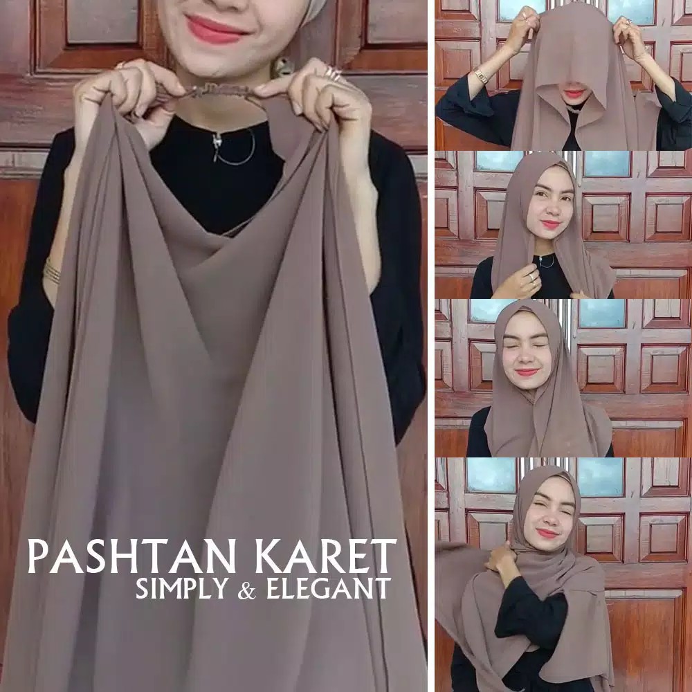 JILBAB PASHMINA KARET  DIAMOND ITALIANO