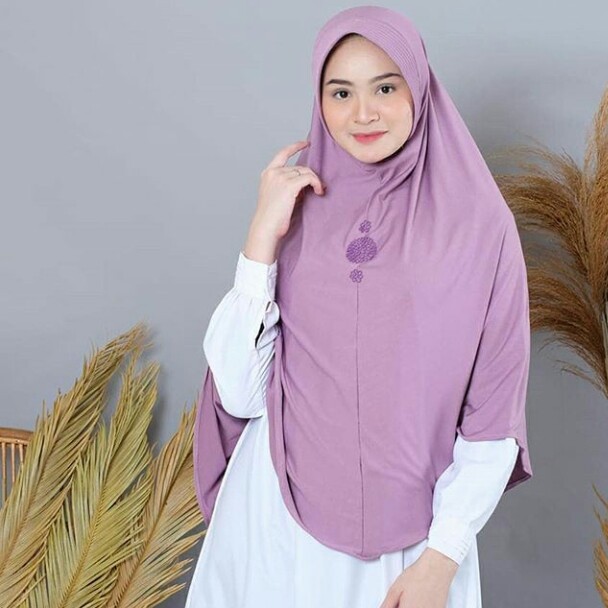 JILBAB SEMI INSTANT MERK HAMEEDA NAMIRA PER UNIT