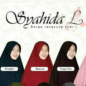 JILBAB SYAREE MERK SYAHIDA ANTEM PER UNIT 2