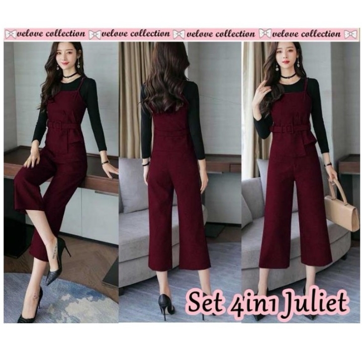 JULIET MAROON SET