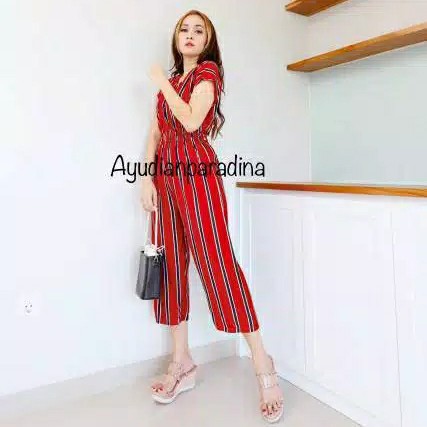 JUMPSUIT LARISA  JUMPSUIT SALUR  JUMPSUIT STRIPE  JUMPSUIT PANJANG 2