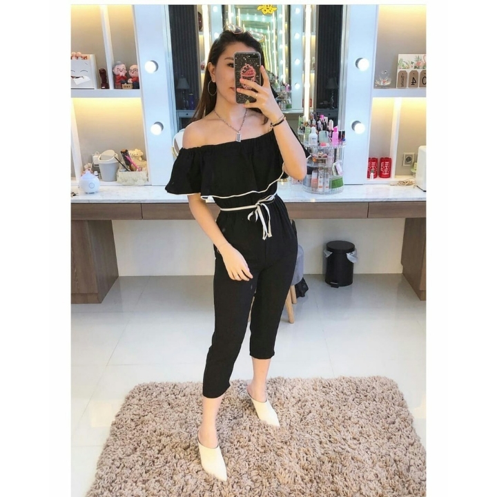 JUMPSUIT SABRI FEY BLACK