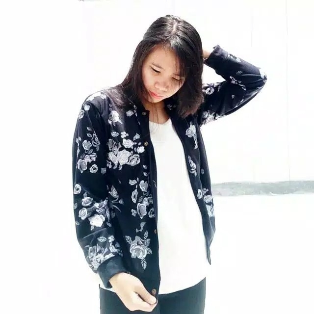 Jaket Black-White Flow