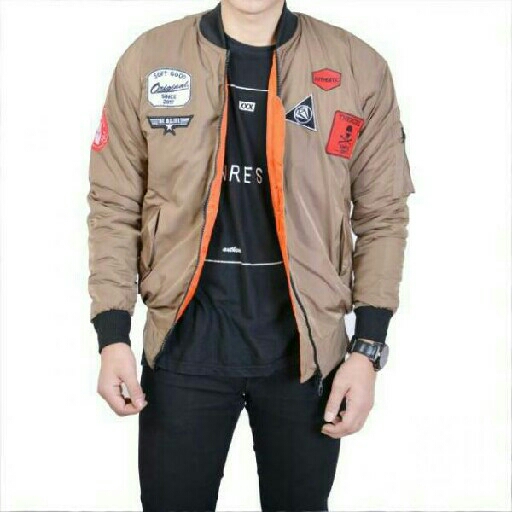 Jaket Bomber FP Bojiel Craem