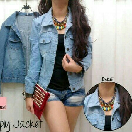 Jaket Denim Whas