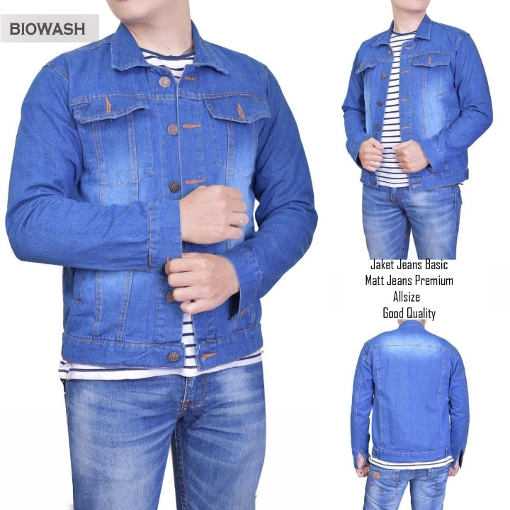 Jaket Jeans Biowash