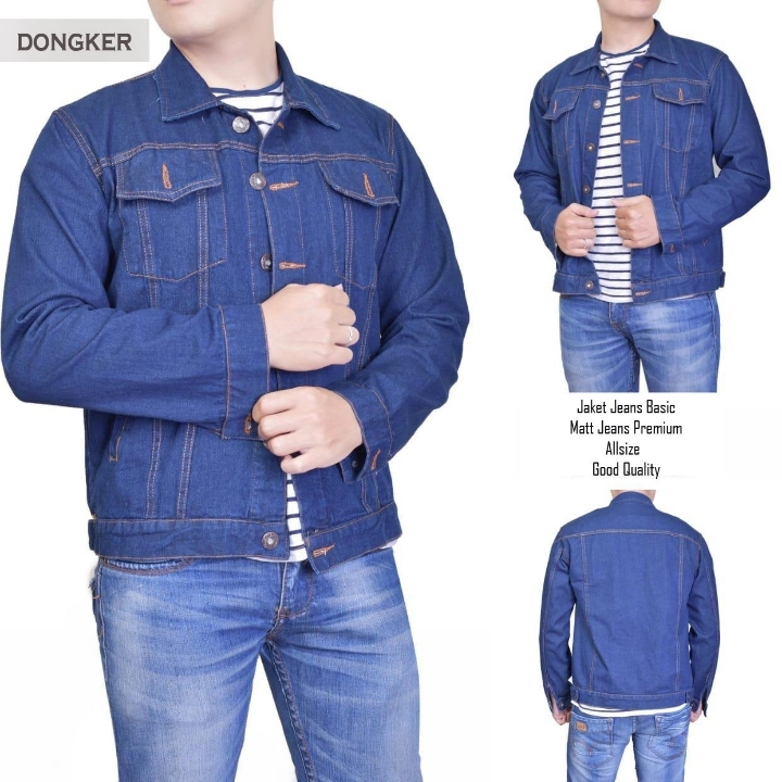 Jaket Jeans Dongker