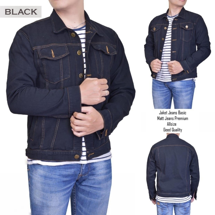 Jaket Jeans Hitam