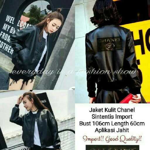 Jaket Kulit Channel