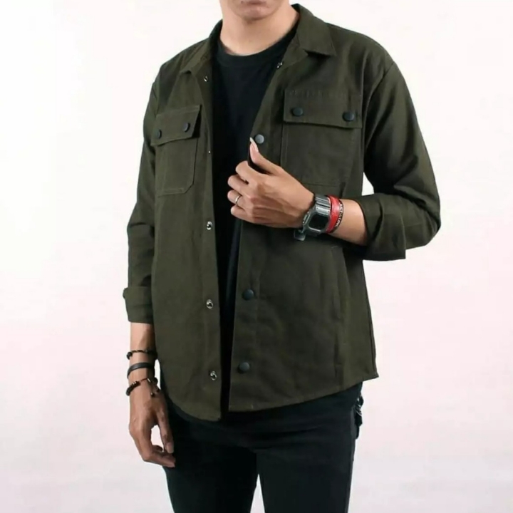 Jaket Semi Parka Pria Trucker Jaket 4