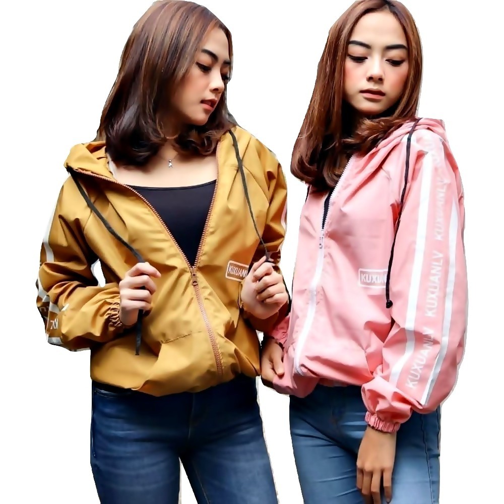 Jaket Wanita Kuxu Ando jaket Parasut