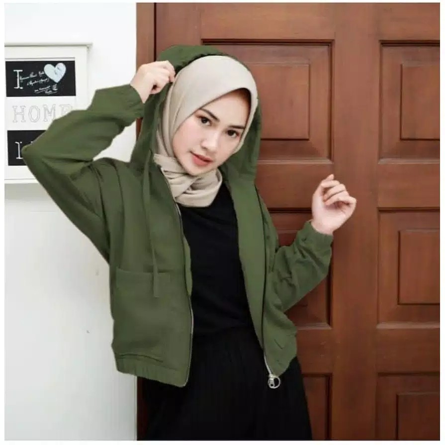 Jaket Wanita Lumy Jaket Baby Kanvas