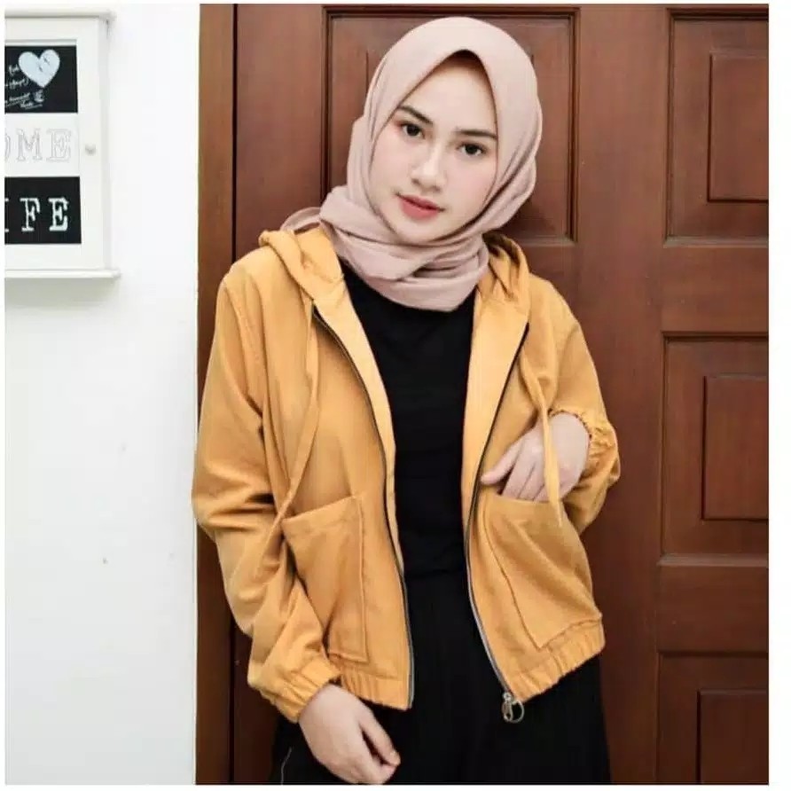 Jaket Wanita Lumy Jaket Baby Kanvas 2