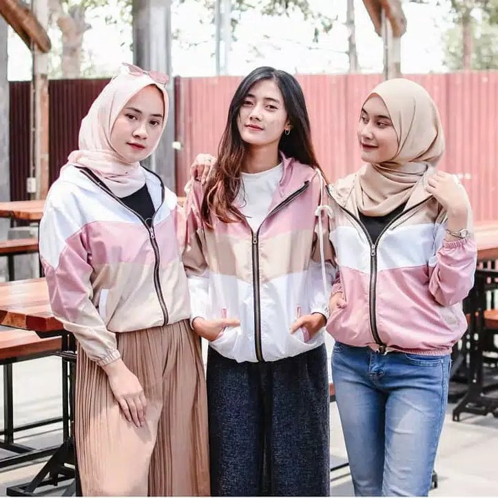 Jaket Wanita Pedro 3Tone Choco Series Jacket Despo