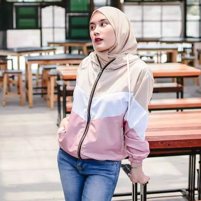 Jaket Wanita Pedro 3Tone Choco Series Jacket Despo 3