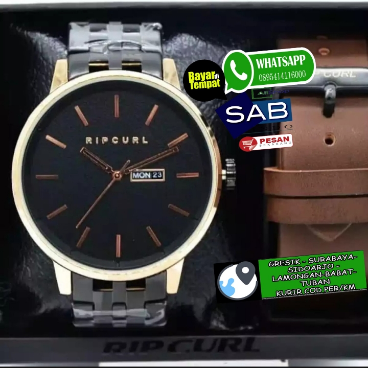 Jam Tangan Kasual Pria - RlpCurle Detroit - Water Resistant - Stainles