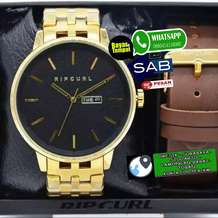 Jam Tangan Kasual Pria - RlpCurle Detroit - Water Resistant - Stainles