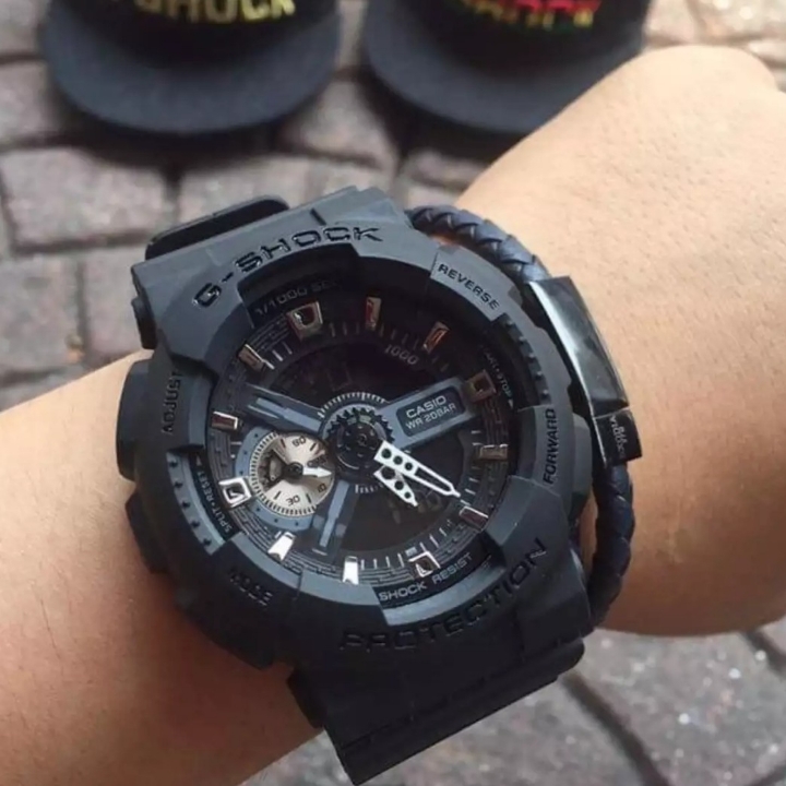 Jam Tangan Pria G-shock Sporty Black 2