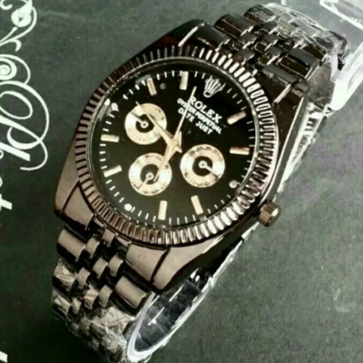 Jam Tangan Pria Rolex Black