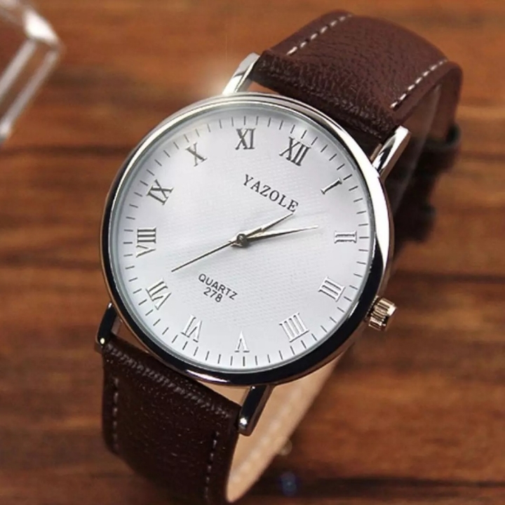 Jam Tangan Pria Yazole White 