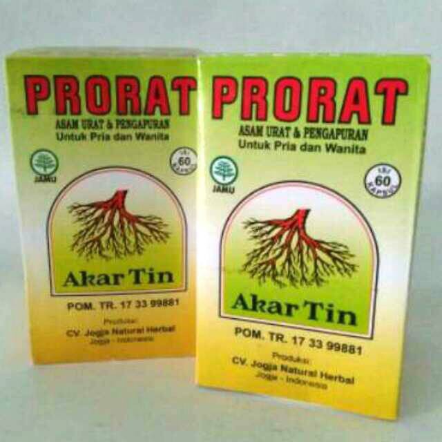 Jamu Herbal Asam Urat Prorat Akar Tin