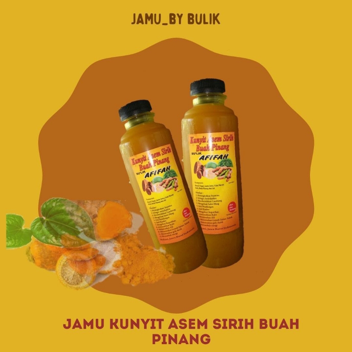 Jamu Kunyit Asem Sirih Pinang