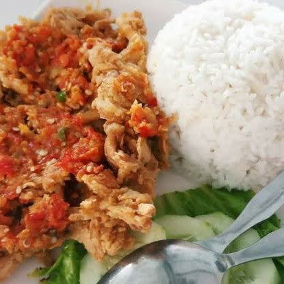 Jamur Geprek Nasi