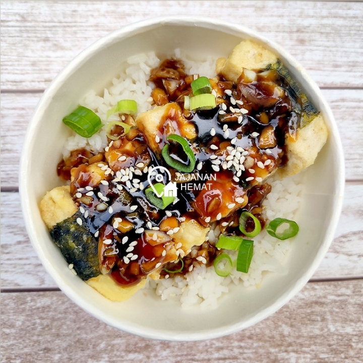 Japanese Nori Tofu Teriyaki Rice Bowl