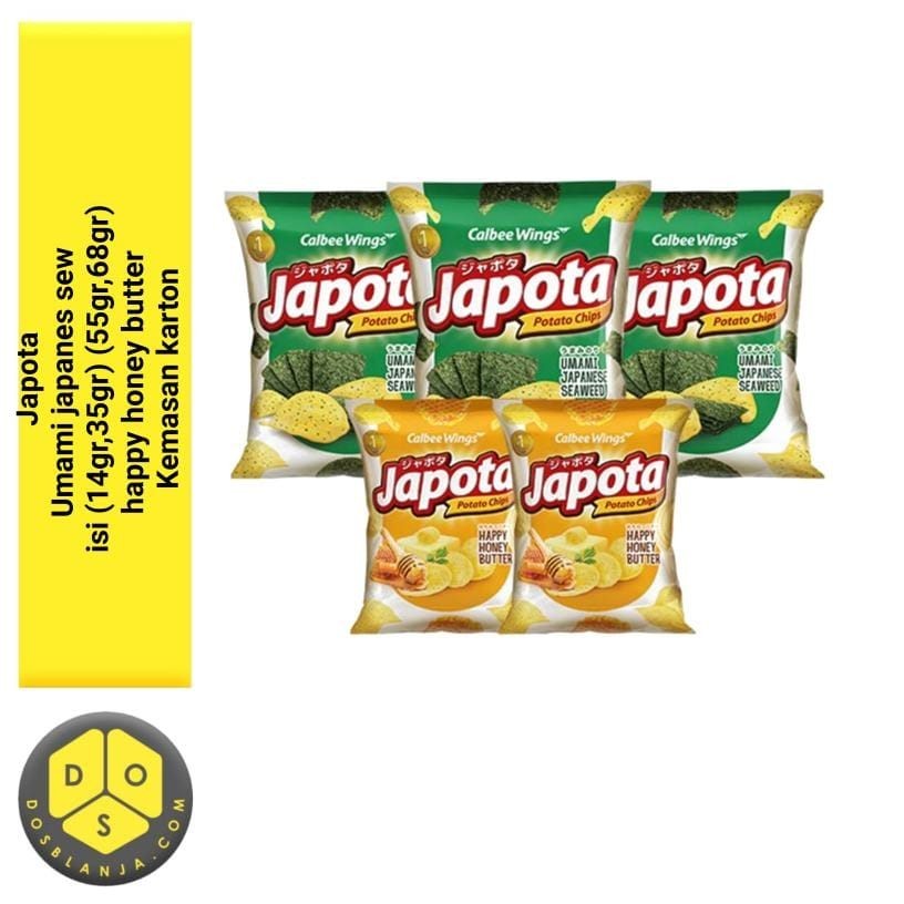 Japota Umami Japanese Seaweed 14gr