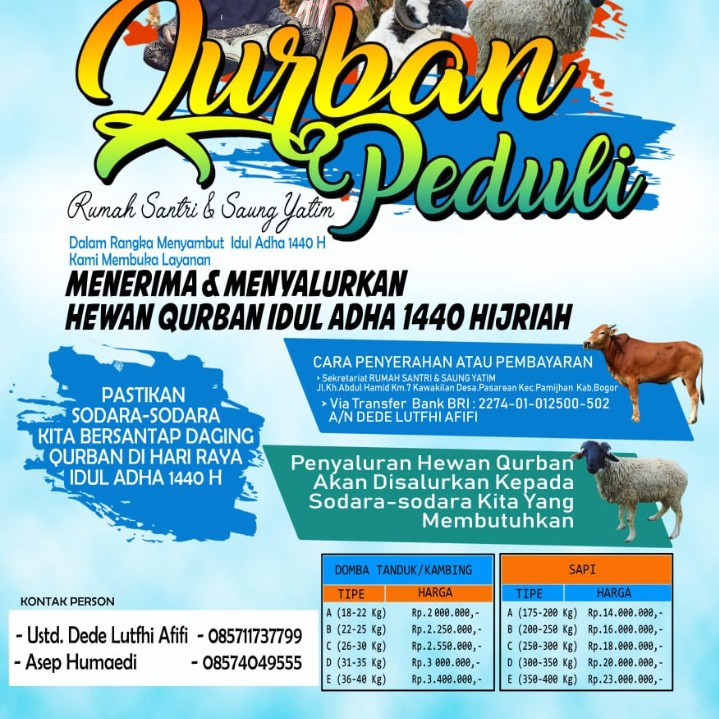 Jasa Penyaluran Daging Hewan Qurban 2