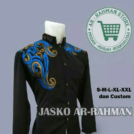 Jasko Hitam Motif Apem