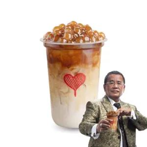 Jasmine Earl Grey Milk Tea With Sultan Boba