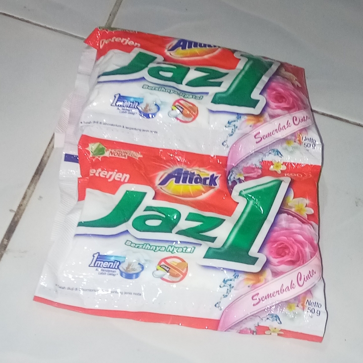 Jazz 1 Detergent Bubuk 50 gram