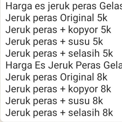 Jeruk Peras Original