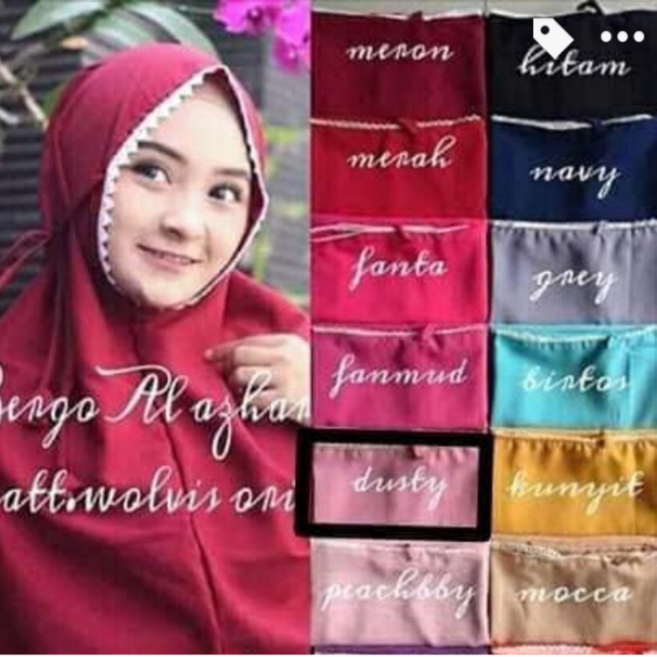 Jilbab Instan Bahan Asahi 2