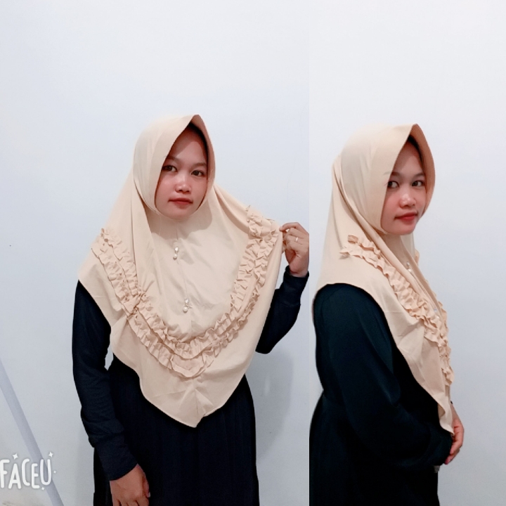 Jilbab Khimar Gotik Bandul