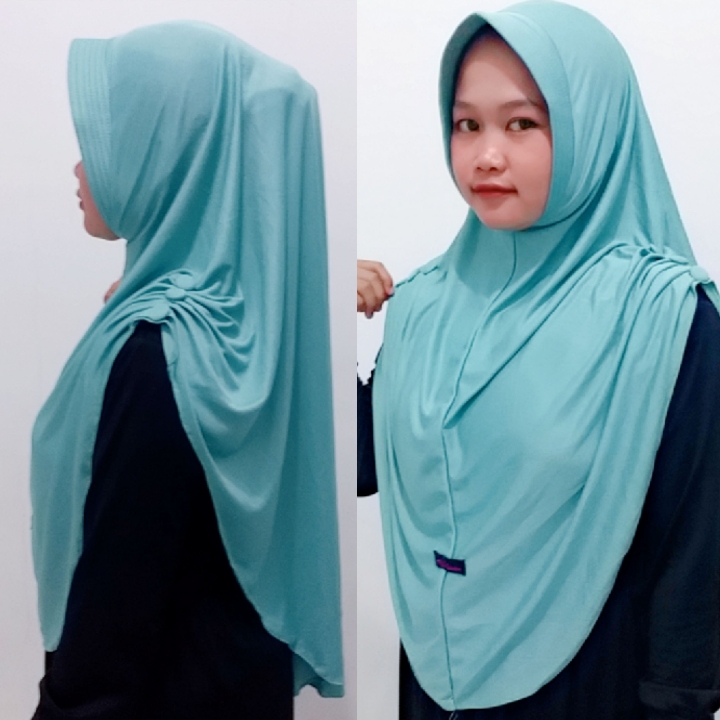 Jilbab Khimar Kancing 