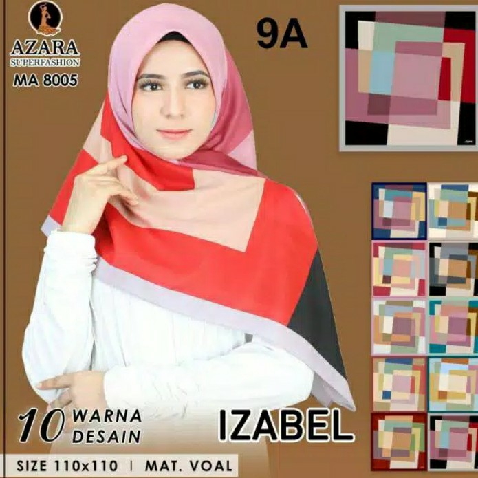 Jilbab Segiempat Motif Azara Termurah Harga Grosir  Hijab Segiempat 2