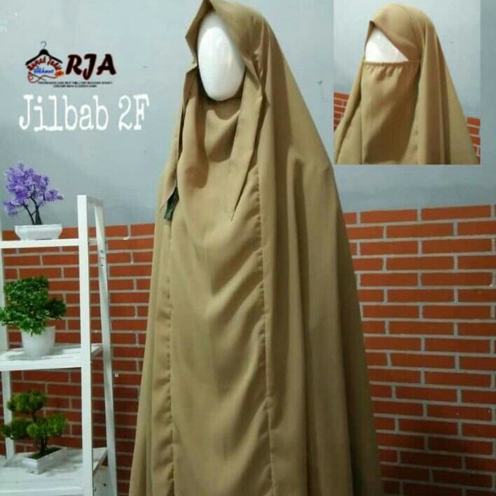 Jilbab cadar 2 fungsi