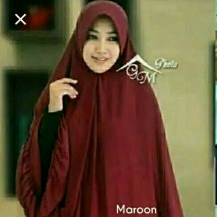 Jilbab pad rempel super jumbo xxxl 120140 bisa buat atasan mukena