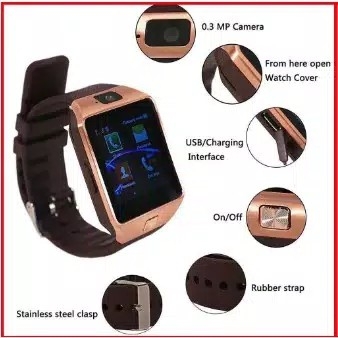 U9 Smartwatch Sport Bluetooth dengan Kamera 2G GSM SIM TF 3