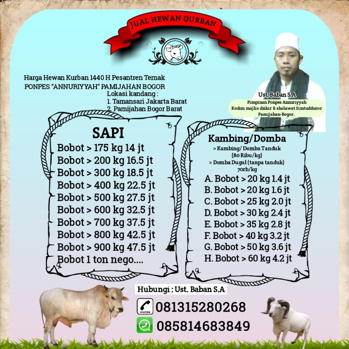 Jual Hewan Qurban