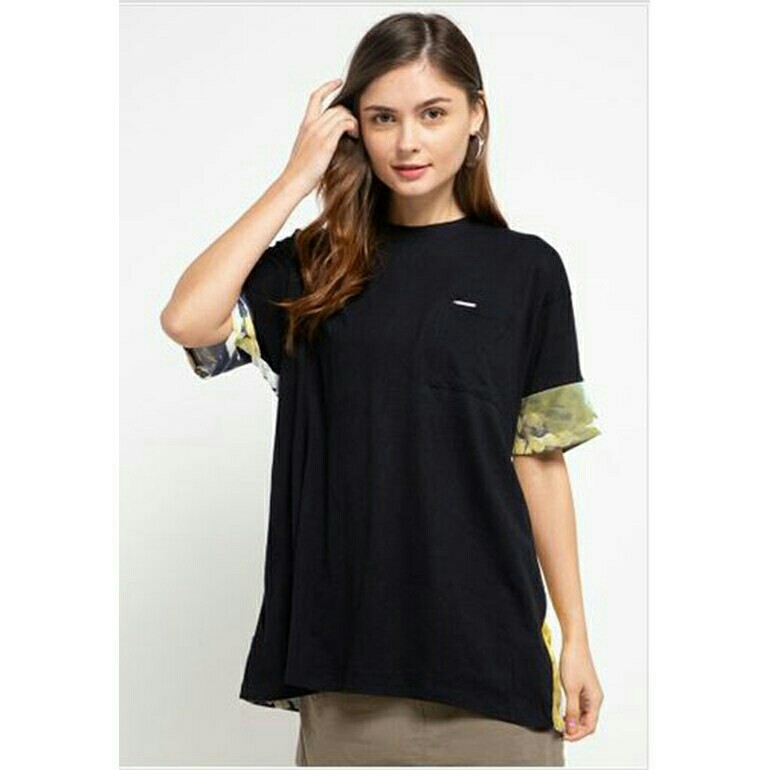 Juice Ematic Kaos Wanita Lengan Pendek Hitam CANVAS LSTS0430 2