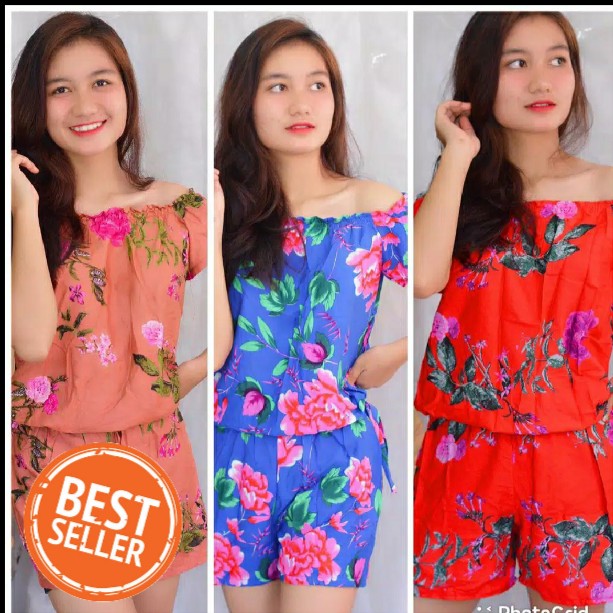 Jumpsuit pendek bali sabrina 2