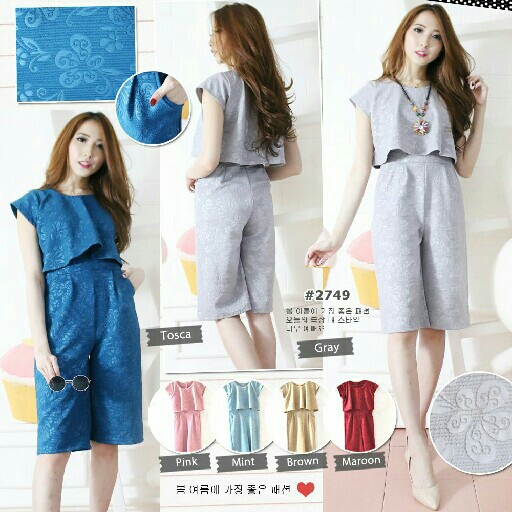 Jumsuit Pendek 2749